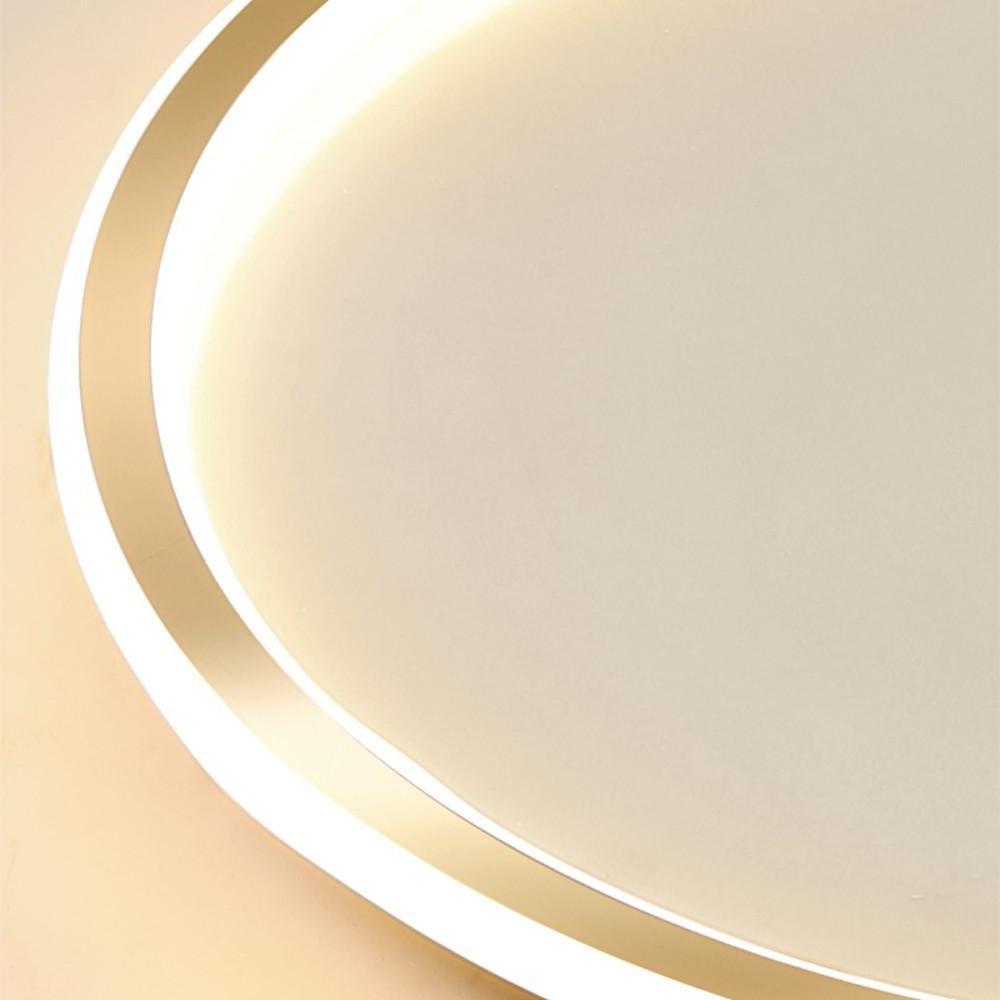 20'' LED 1-Light Geometric Shapes Flush Mount Lights Nature Inspired Contemporary Metal Silica gel Flush Mounts Semi Flush Mounts