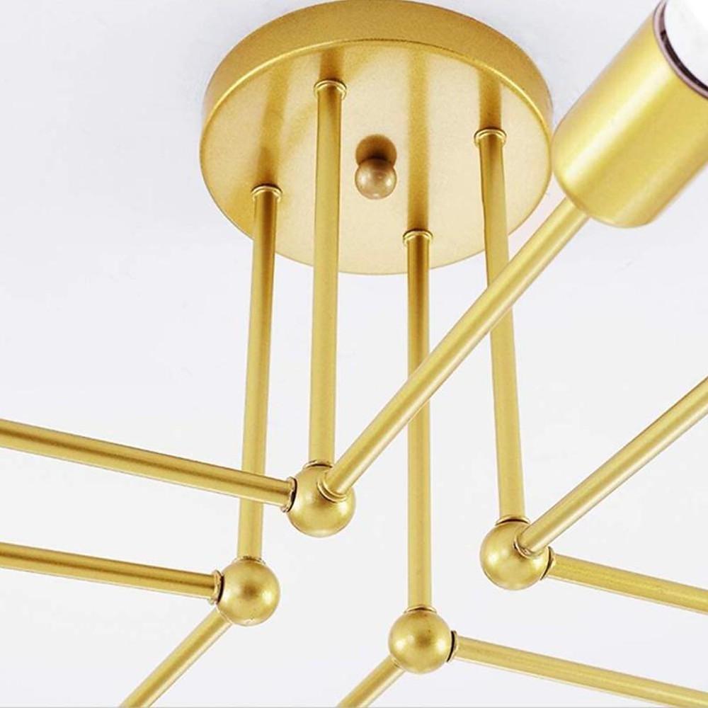 8 - light LED Modern Sputnik Chandelier Ceiling Lights Pendent Lighting