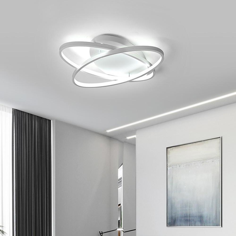 21'' LED 2-Light Flush Mount Lights LED Contemporary Aluminum PVC Linear Ceiling Lights