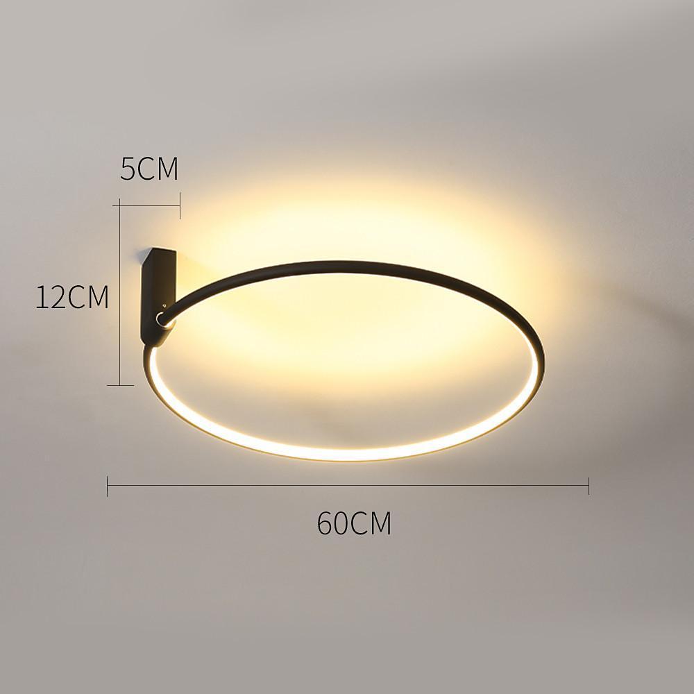 24'' LED 2-Light 1-Light Single Design Flush Mount Lights Nordic Style LED Acrylic Metal Ceiling Lights