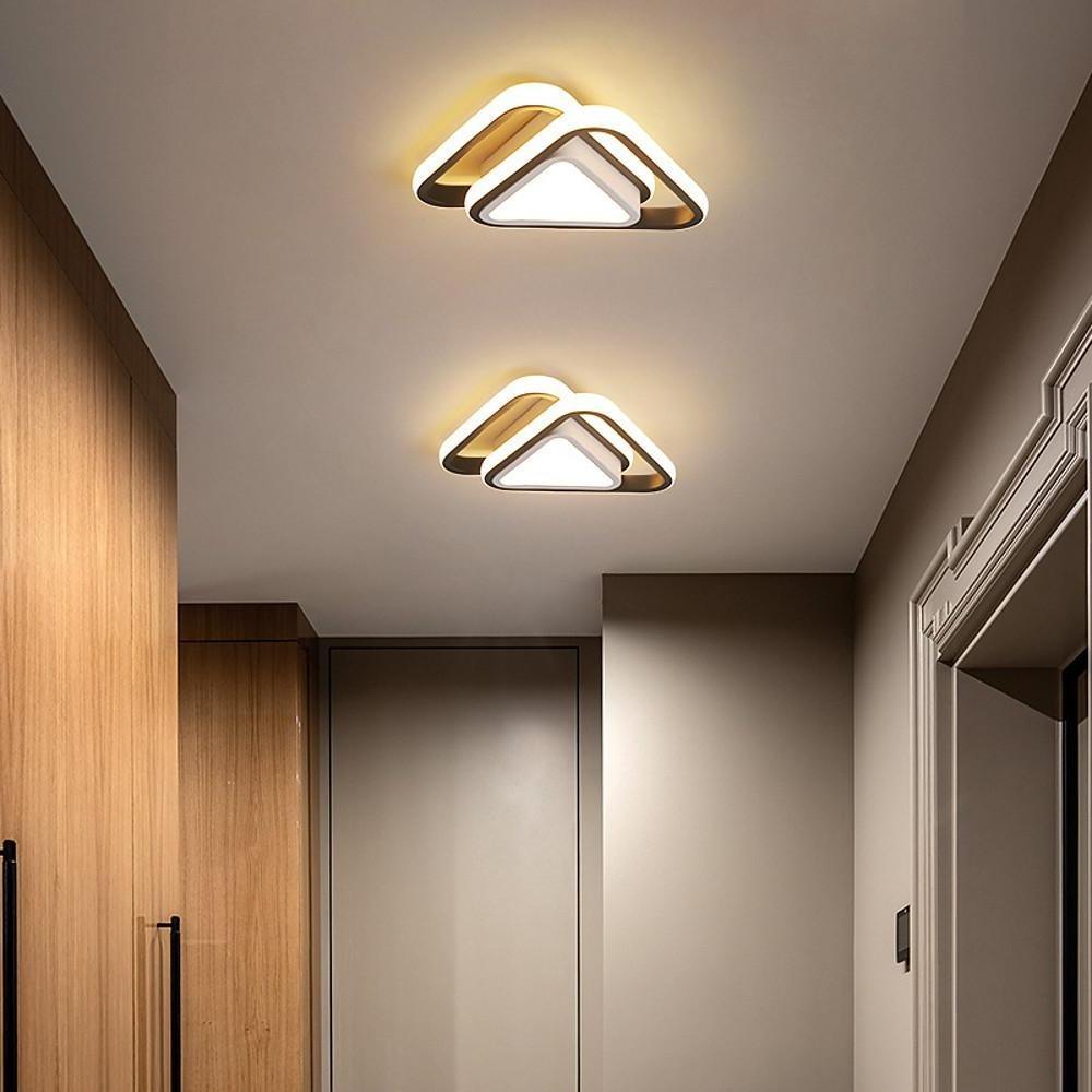 9'' LED 3-Light Geometric Shapes Flush Mount Lights Modern LED Flush Mounts Semi Flush Mounts-dazuma