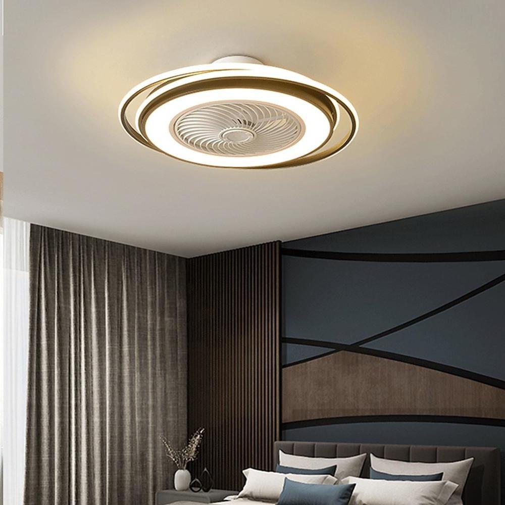 24'' LED 1-Light 3-Light Dimmable Flush Mount Lights Artistic ABS PVC Novelty Dimmable Ceiling Lights