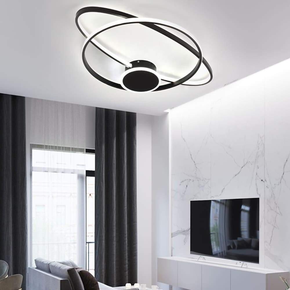 29'' LED 2-Light LED New Design Flush Mount Lights Modern LED Metal Acrylic Novelty Dimmable Ceiling Lights-dazuma