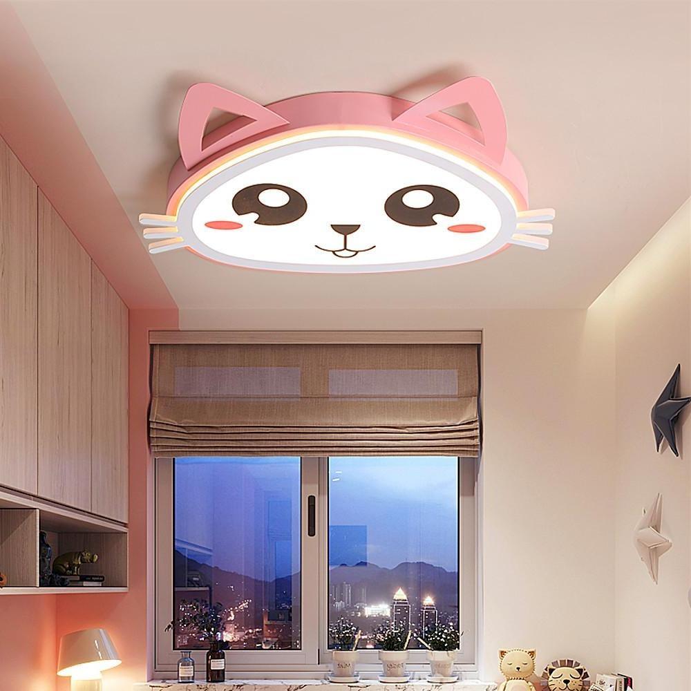 Kitten Bedroom Flush Mount Lighting LED Baby Kids Ceiling Lights