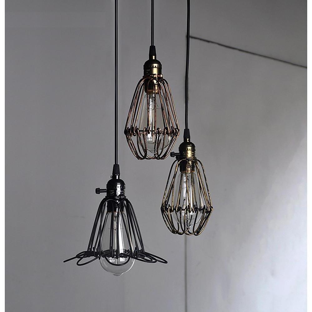 5'' LED Incandescent 1-Light Single Design Pendant Light Nordic Style Vintage Metal Island Lights-dazuma
