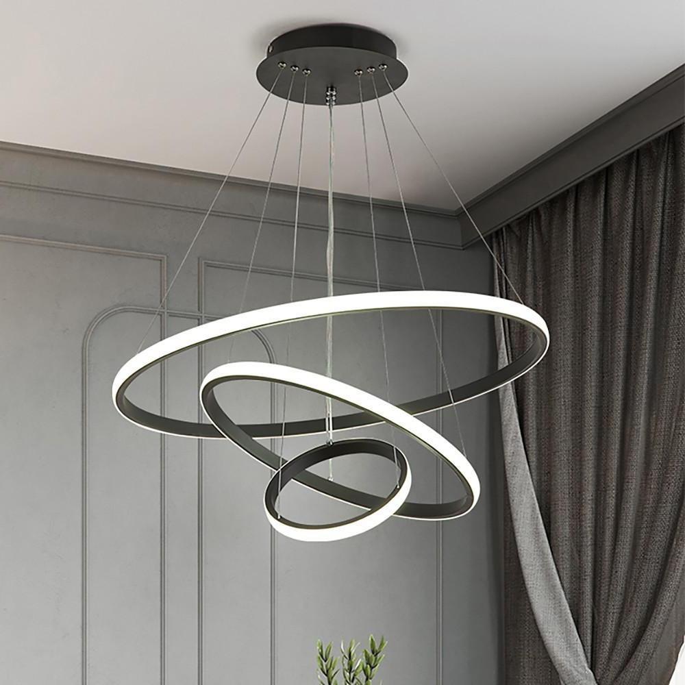 24'' LED 4-Light 3-Light 2-Light Single Design Pendant Light Nordic Style Acrylic Aluminum Pendant Lights-dazuma