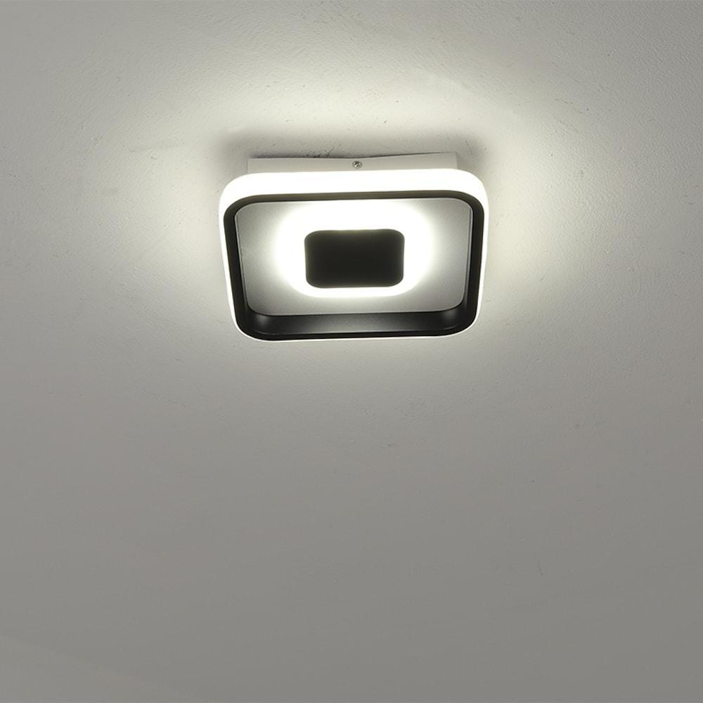 8'' LED 1-Light Flush Mount Lights Modern LED Metal Acrylic Linear Ceiling Lights