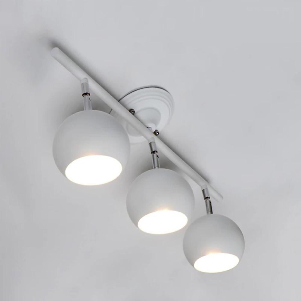 3 - Light Bowled Metal Semi Flush Mount Ceiling Light – Modern & Bright
