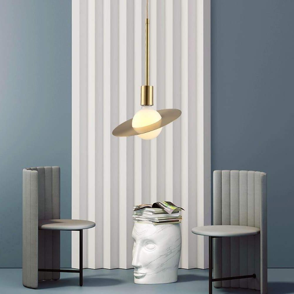 Ball - shaped LED Gold Modern Pendant Lighting Hanging Ceiling Lights